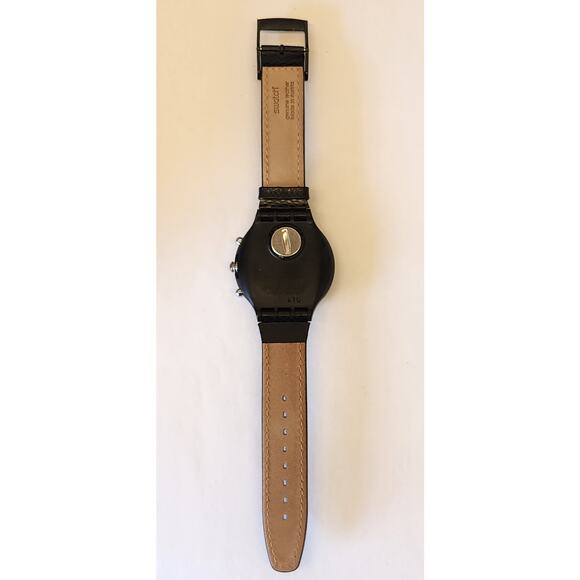 Swatch Watch BLACK RUDDER SBB100 1993 AQUACHRONO NON WORKING COLLECTORS DISPLAY - Picture 7 of 9
